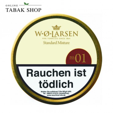 W.O. Larsen Standard Mixture No.1 Pfeifentabak 100g Dose