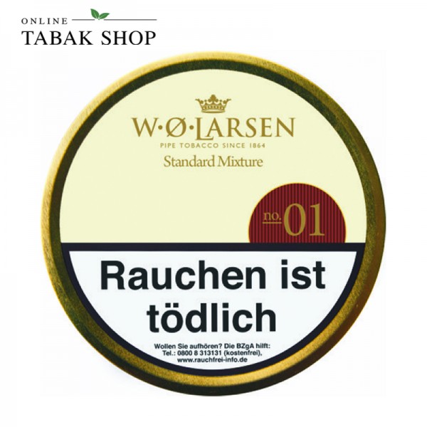W.O. Larsen Standard Mixture No.1 Pfeifentabak 100g Dose