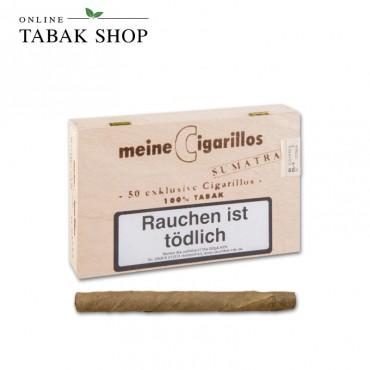 Meine Cigarillos Sumatra 50er Holzkiste