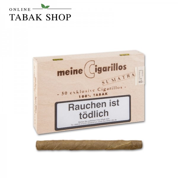 Meine Cigarillos Sumatra 50er Holzkiste