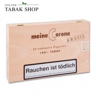 Meine Corona Brasil Zigarren 25er Holzkiste