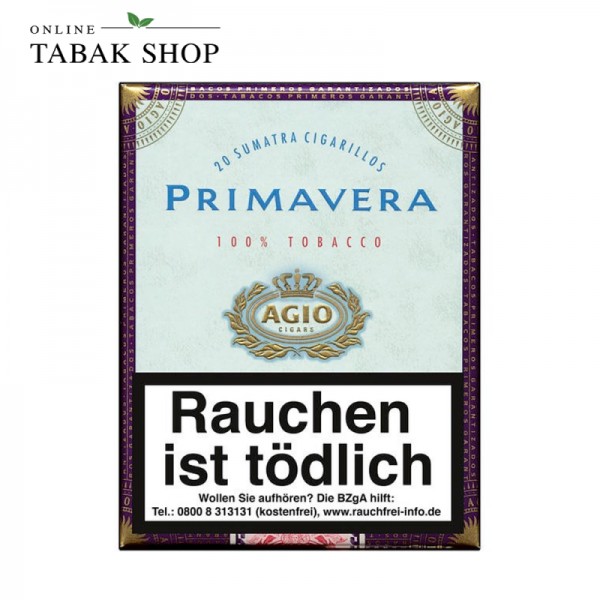 AGIO Primavera "Sumatra" Zigarillos (1x 20er)