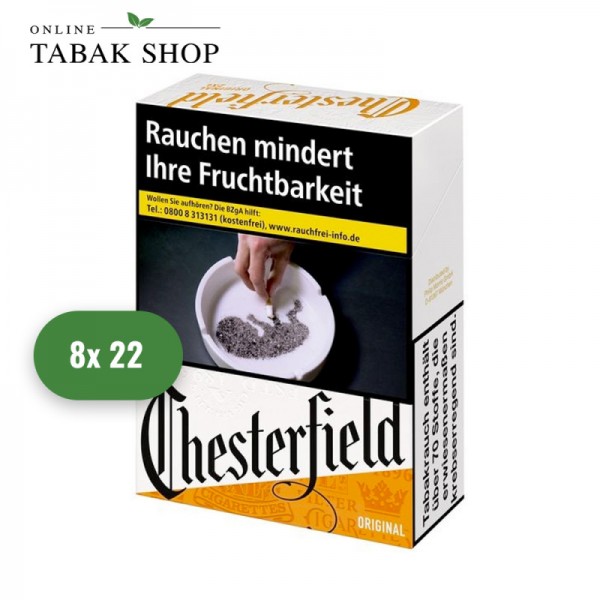 Chesterfield Original [Rot/Red] Zigaretten "2XL" (8 x 31er)