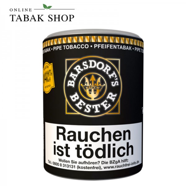 Barsdorf's Bester Pfeifentabak "Yellow (Vanilla)" (1 x 160g) Dose