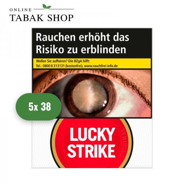 Lucky Strike Original Red King Zigaretten (5 x 38er)