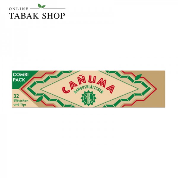 Canuma Bambusblättchen King Size Slims + Filtertips 32er