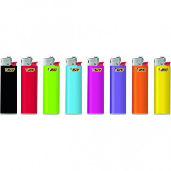 BIC Feuerzeug J23 Reibrad Slim neutral, kindergesichert 1 Stk.