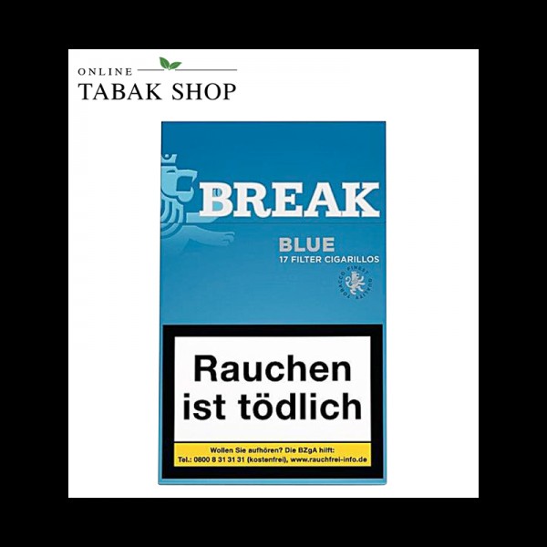Break BLAU Cigarillos / Zigarillos Schachtel (1x 17er)