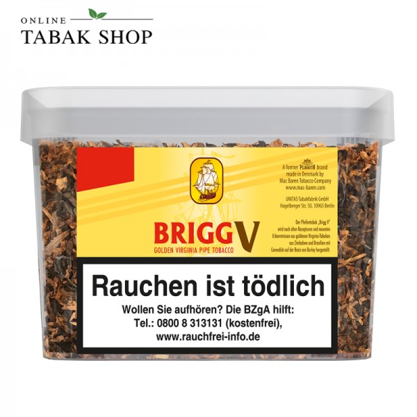BRIGG "V" Pfeifentabak 380g Box