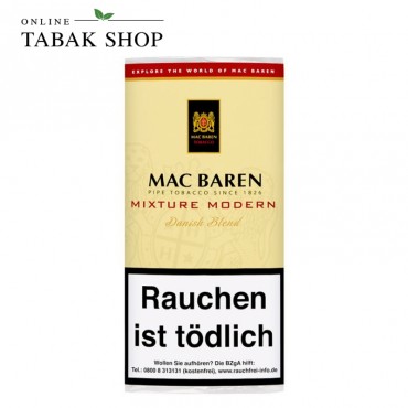Mac Baren Mixture Modern Danish Blend Pfeifentabak 50g Pouch