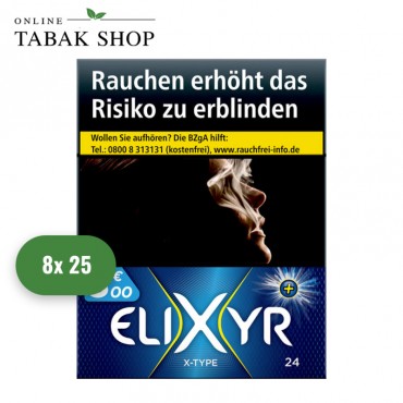 Elixyr+ X-Type Zigaretten XL (8 x 25er)