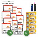 Paramount Tabak M (10 x 40g) + 1.000 Hülsen + 1 Feuerzeug + 1 Sturmfeuerzeug