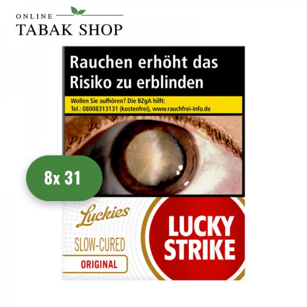 Lucky Strike Original Red Super Zigaretten (8 x 30er)
