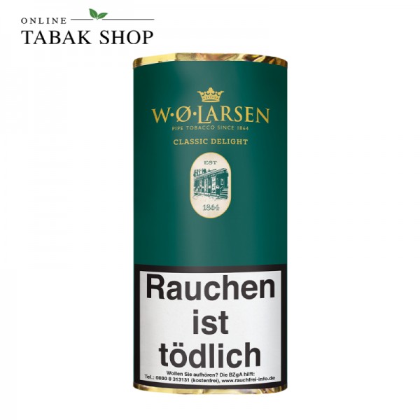 W.O. Larsen Classic Delight Pfeifentabak Pouch (1x 50g)