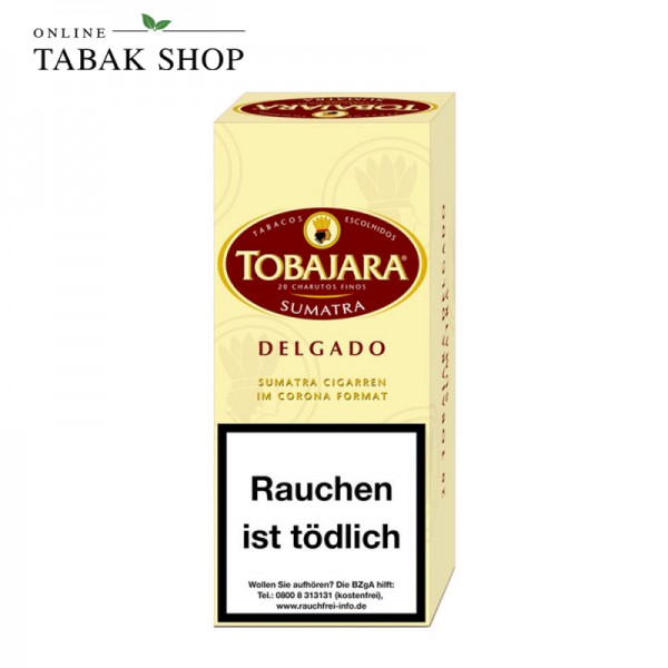 Tobajara "Delgado Sumatra" Zigarillos 20er Packung