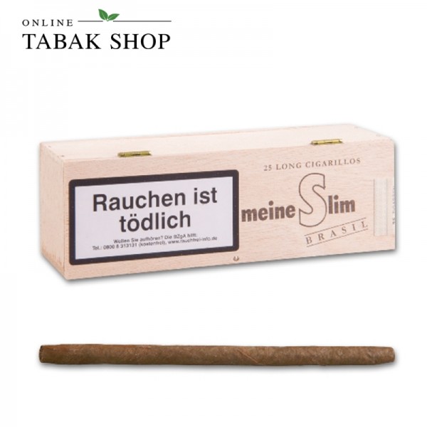 Meine Slim Brasil Zigarillos 25er Holzkiste