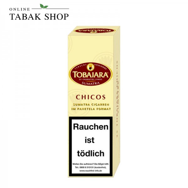 Tobajara Chicos Sumatra Zigarillos 25er Packung
