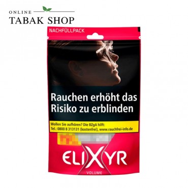 Elixyr Rot Volumen Tabak 105g Beutel