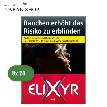 ELIXYR Red [Rot] Zigaretten "XL" (8 x 23er)