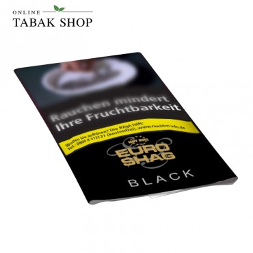 Euro Shag Black (Zware) Feinschnitt-Tabak 38g Pouch