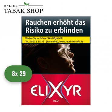 ELIXYR Red [Rot] Zigaretten "XXL" (8 x 27er)