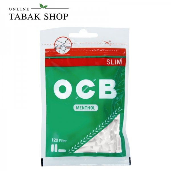 OCB Slim Filter Menthol 6mm (1x 120er) Beutel