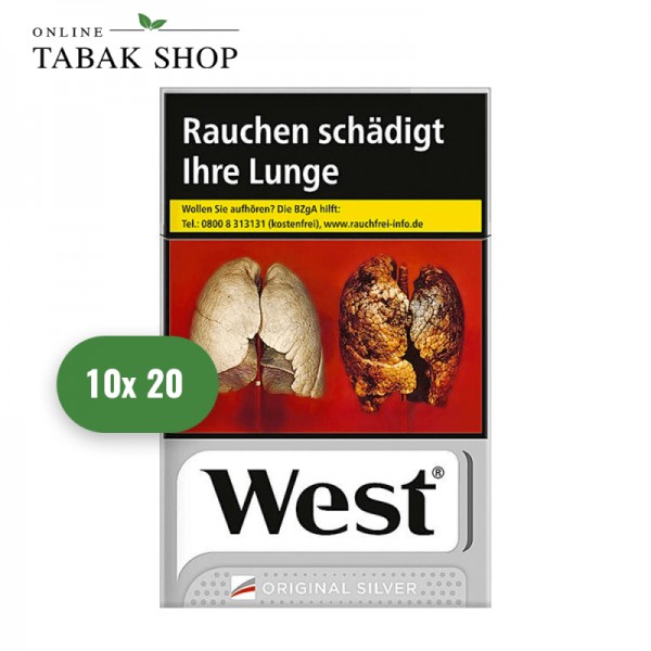 West Silver Zigaretten XL (10 x 20er)