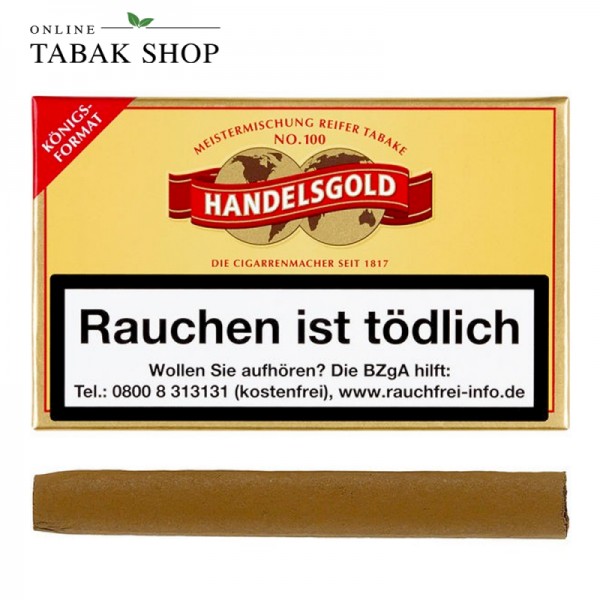 Handelsgold Königsformat No.100 Zigarillos 10er Packung