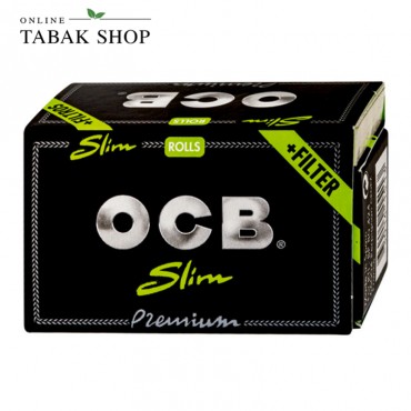OCB Black Premium Rolls + Tips  (1x 4 Meter)