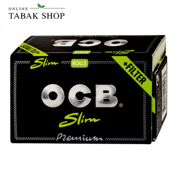 OCB Black Premium Rolls + Tips  (1x 4 Meter)