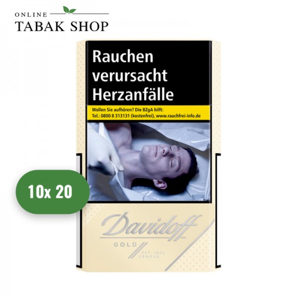 Davidoff Gold Zigaretten OP (10 x 20er)