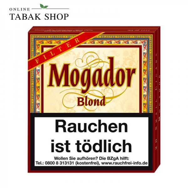 Mogador Blond Filter Zigarillos 20er Packung