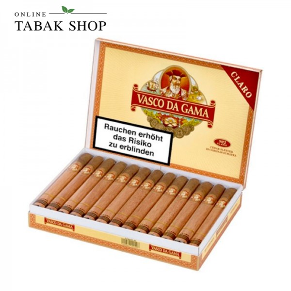 Vasco da Gama No. 2 Claro Sumatra 25er Packung