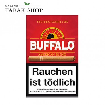Buffalo Filter Cigarillos Naturdeckblatt 17er Schachtel