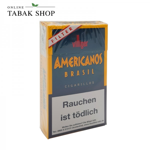 VILLIGER Americanos »Brasil« Zigarillos mit Filter 17er Packung