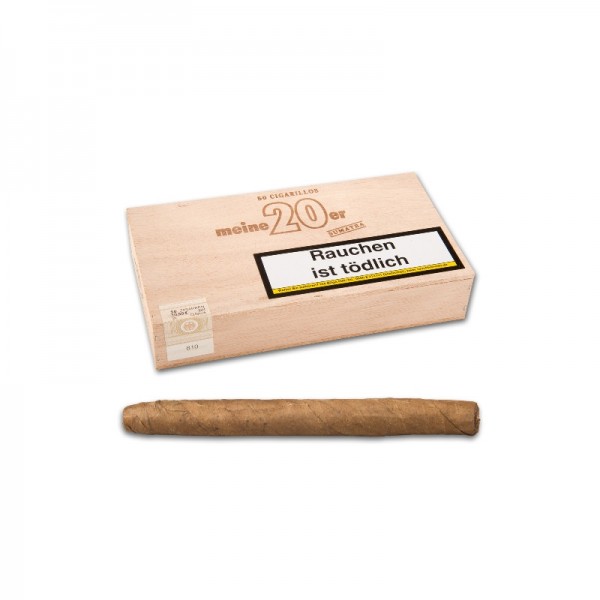 Meine 20er Sumatra Zigarillos 50er Holzkiste