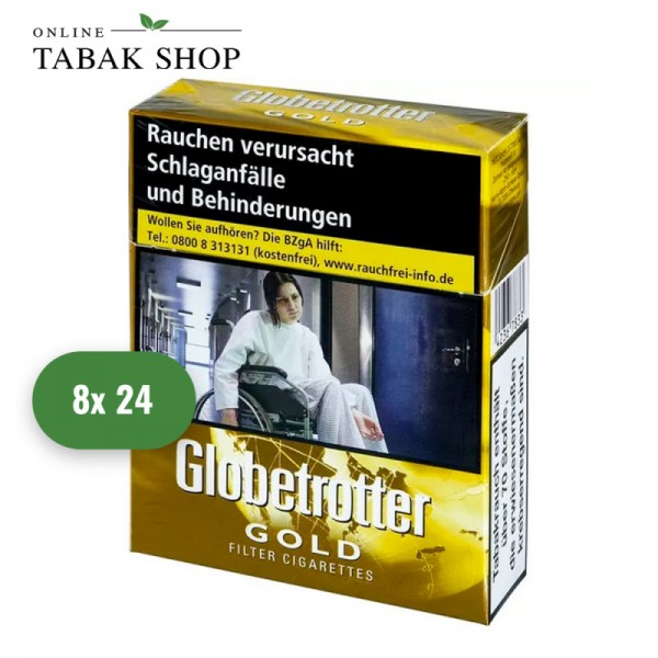 Globetrotter Zigaretten Gold XL (8 x 24er)