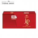 JPS Red Volumentabak (3 x 100g) + 1.000 JPS Red Hülsen (Special oder Normal) + 2 TobaliQ Happy Smile Motiv Feuerzeuge