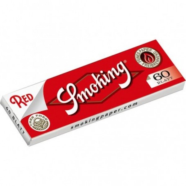 Smoking RED Regular Blättchen (1x 60er)