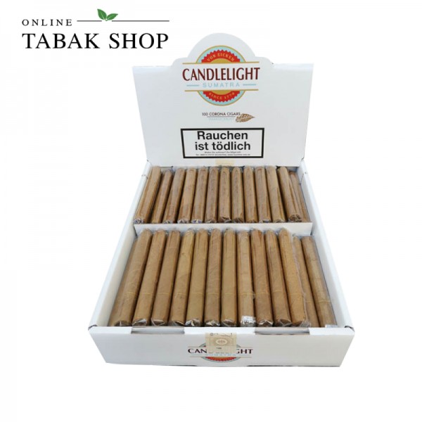 CANDLELIGHT Corona "Sumatra" Zigarren 100er Karton