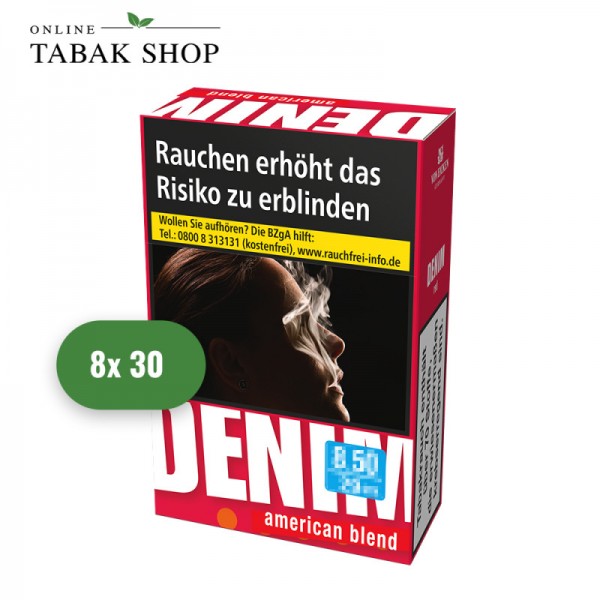 Denim Red Zigaretten XXL (8 x 30er)