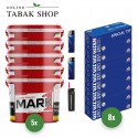 Mark 1 Tabak (5 x 190g) + 2.000 Hülsen (wählbar) + 2 Feuerzeuge + 1 Sturmfeuerzeug