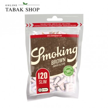 Smoking "Brown" Slim Filter 120er Beutel
