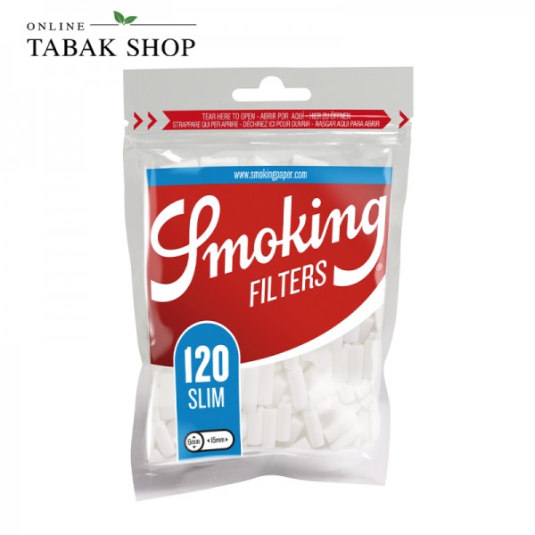 Smoking Classic Slim Filter 6mm 120er Beutel
