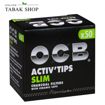 OCB Activ Tips Slim 7mm Filter 50er Packung
