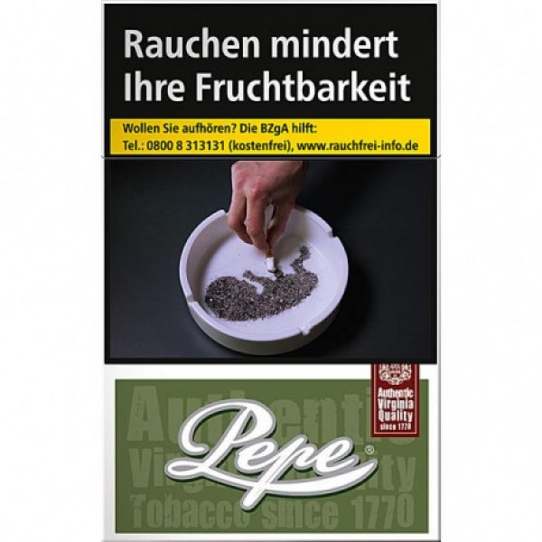 Pepe Rich Green Zigaretten OP (10 x 20er)