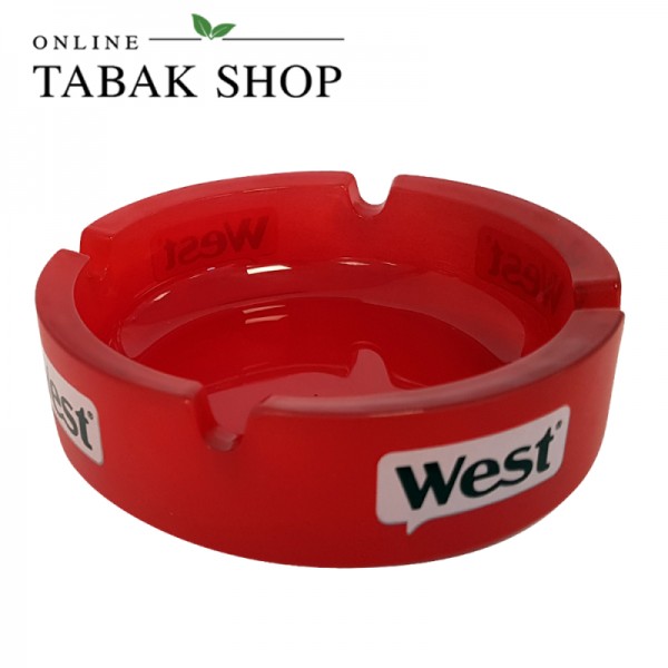 West Aschenbecher Rot