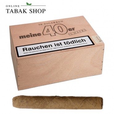 Meine 40er Sumatra Zigarren 50er Holzkiste