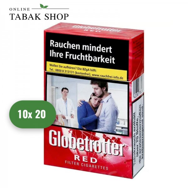 Globetrotter Zigaretten Red OP (10 x 20er)