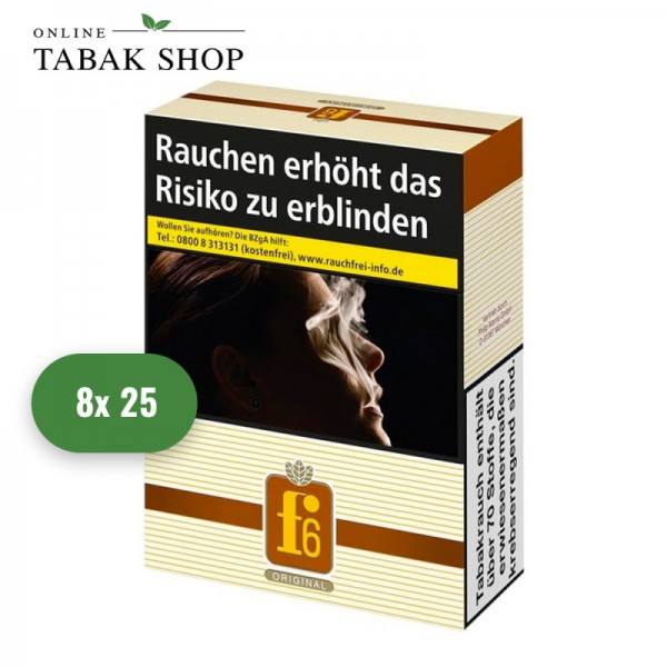 f6 Original Zigaretten XL (8 x 25er)